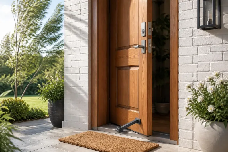 Comment éviter de rester bloqué dehors à cause d’une porte qui claque avec le vent