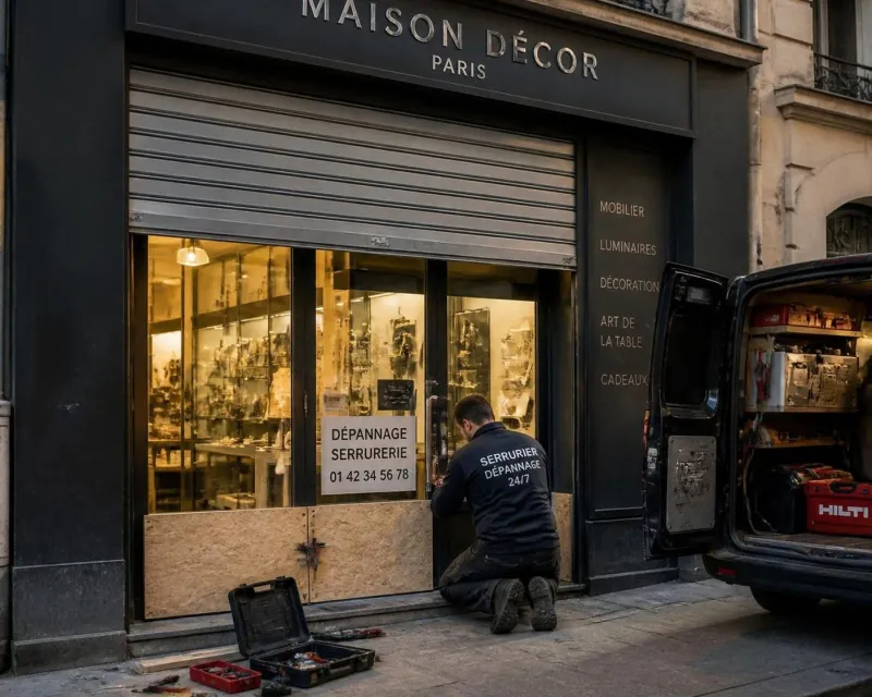 apprenez à protéger efficacement votre boutique après une effraction grâce à des solutions adaptées : installation de serrures renforcées, rideaux métalliques, vitrages anti-effraction et systèmes d'alarme performants.