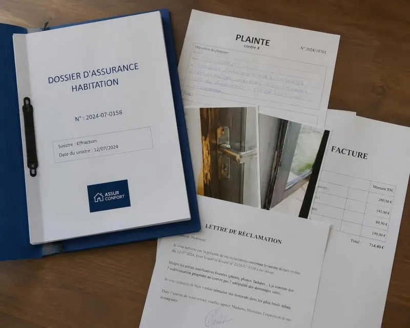 découvrez les documents nécessaires à fournir à votre assurance lors d'une déclaration de sinistre après une effraction pour faciliter vos démarches et garantir une prise en charge rapide.