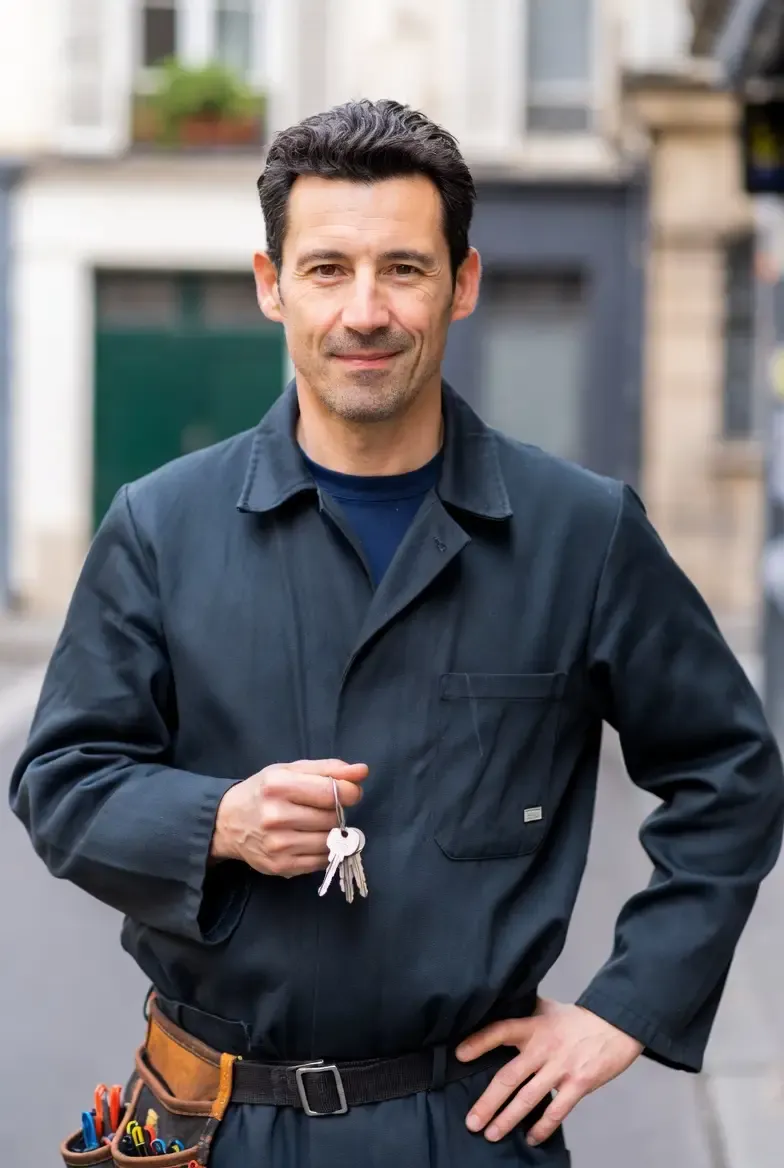 Portrait de Greg Moreau, serrurier à Paris