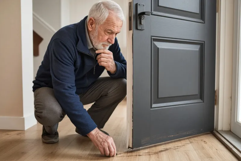Porte qui frotte au sol : identifier si le problème vient de la serrure ou du réglage