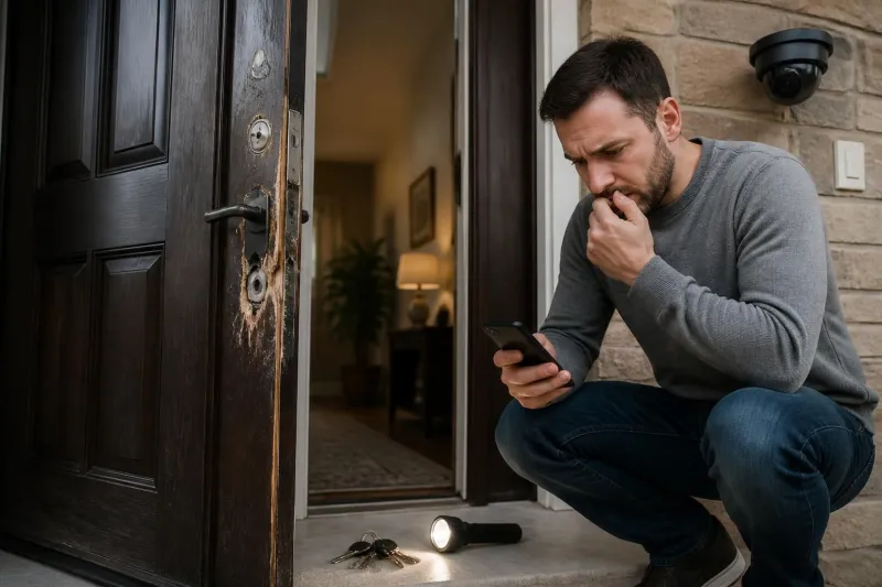 Que faire après une tentative d’effraction sur sa porte d’entrée : guide pratique et conseils