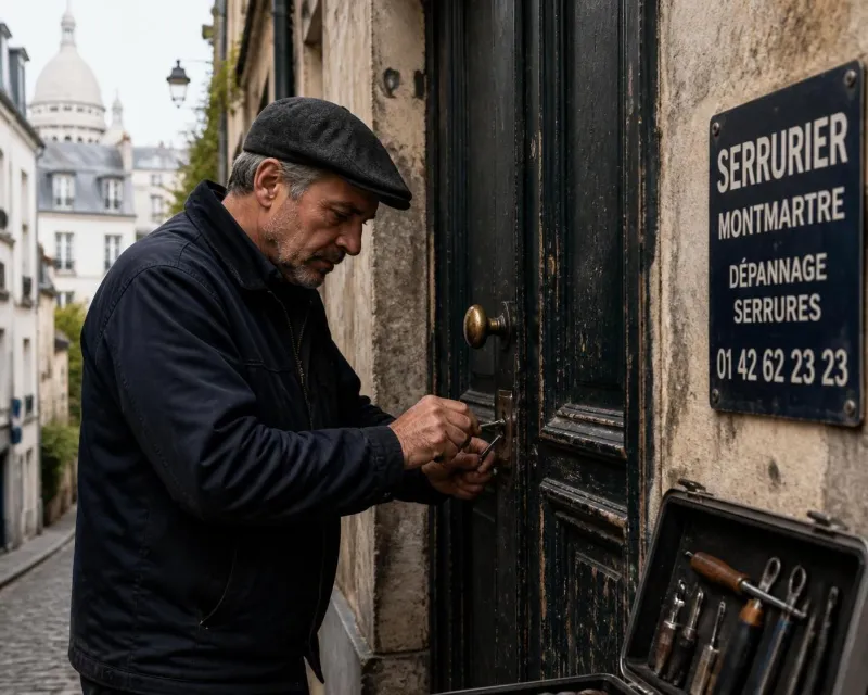 serrurier paris 18 disponible pour intervention urgente près de la rue des poissonniers et de la rue du faubourg poissonnière. dépannage rapide et efficace 24h/24.