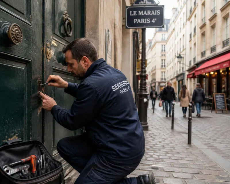 serrurier à paris 4ème, intervention urgente rapide et efficace rue de rivoli et rue saint-antoine. dépannage serrurier 24h/24 pour tous vos besoins.