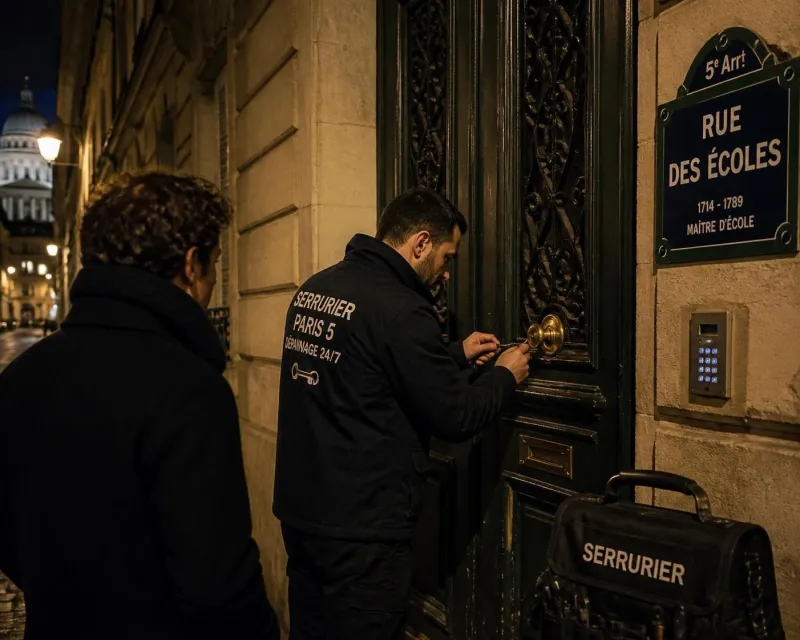 serrurier paris 5 urgent : interventions rapides et efficaces sur rue mouffetard et rue des écoles. dépannage serrurier disponible 24h/24 pour tous vos besoins en urgence.