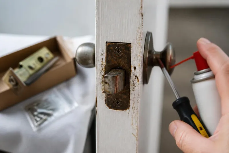 Verrou de porte bloqué faut-il le réparer ou le remplacer