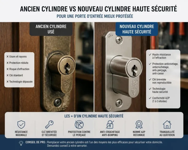 découvrez quand il est préférable de réparer ou de remplacer un verrou de porte bloqué pour assurer la sécurité et le bon fonctionnement de votre serrure.